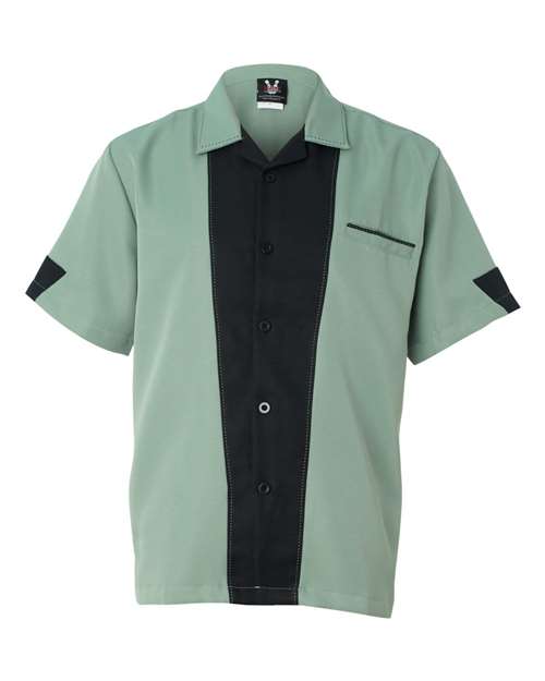 Hilton HP2245 Monterey Bowling Shirt - Moss Black - HIT a Double