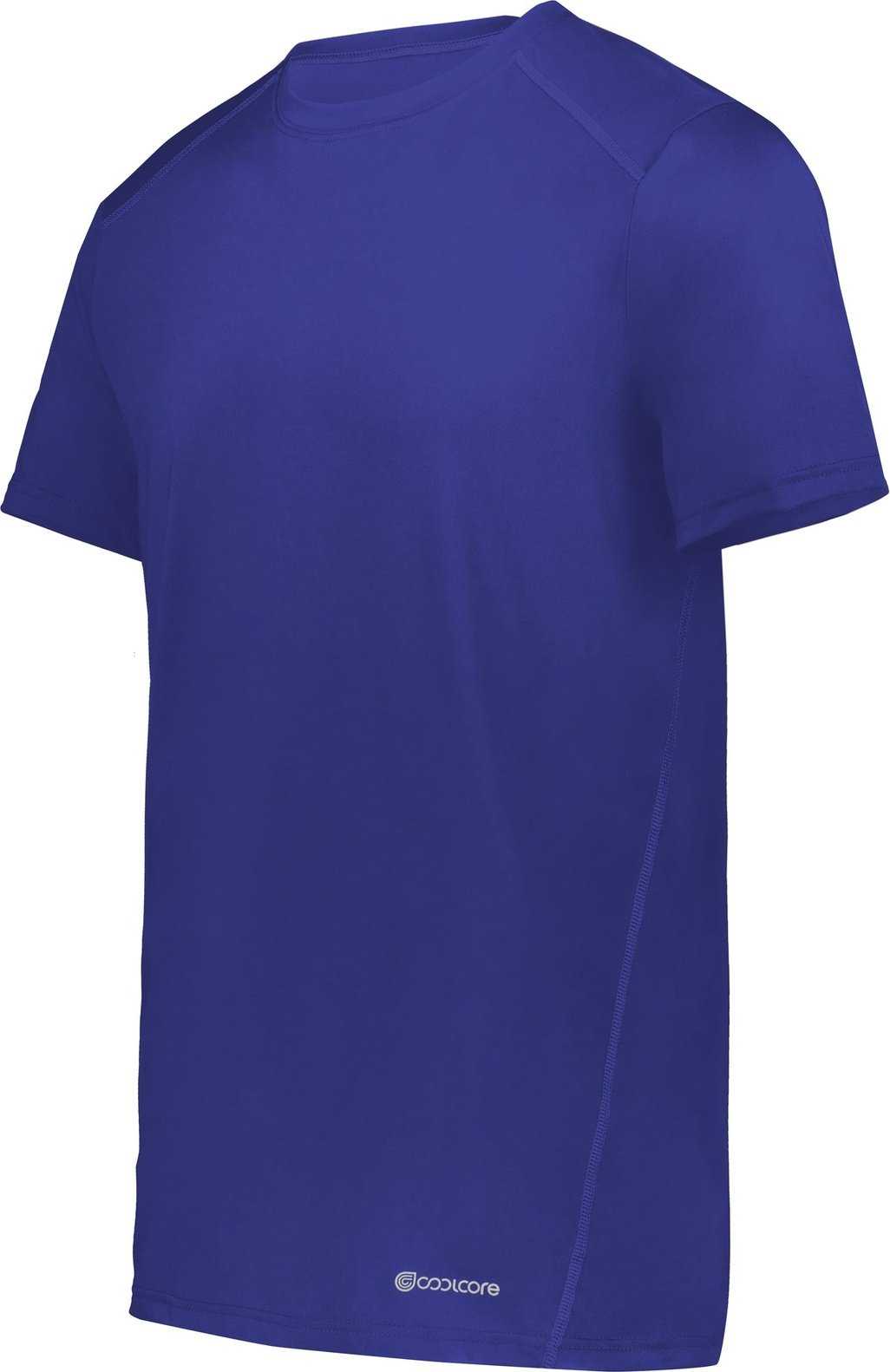 Holloway 222136 Coolcore Essential Tee - Purple - HIT a Double