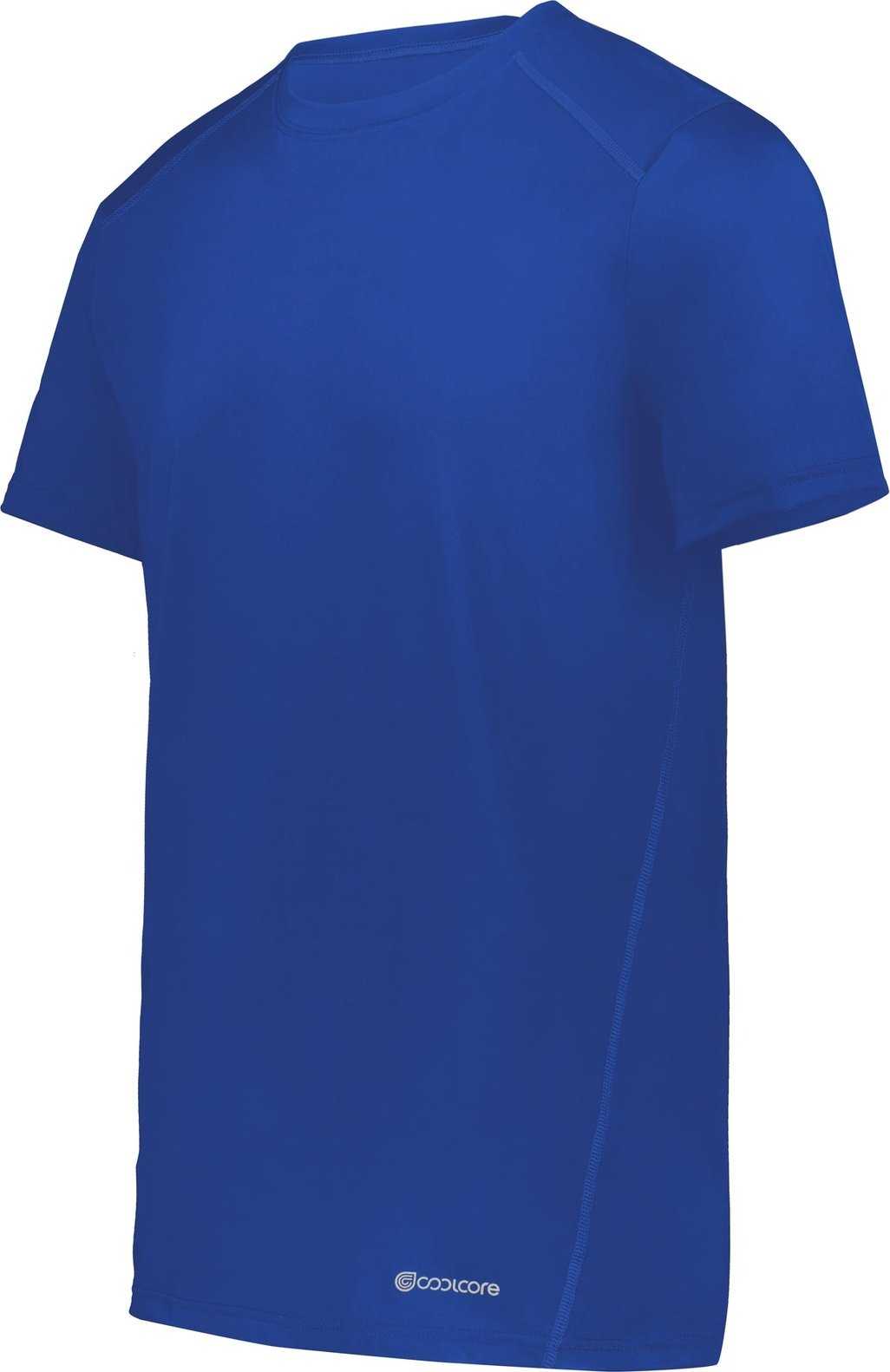 Holloway 222136 Coolcore Essential Tee - Royal - HIT a Double
