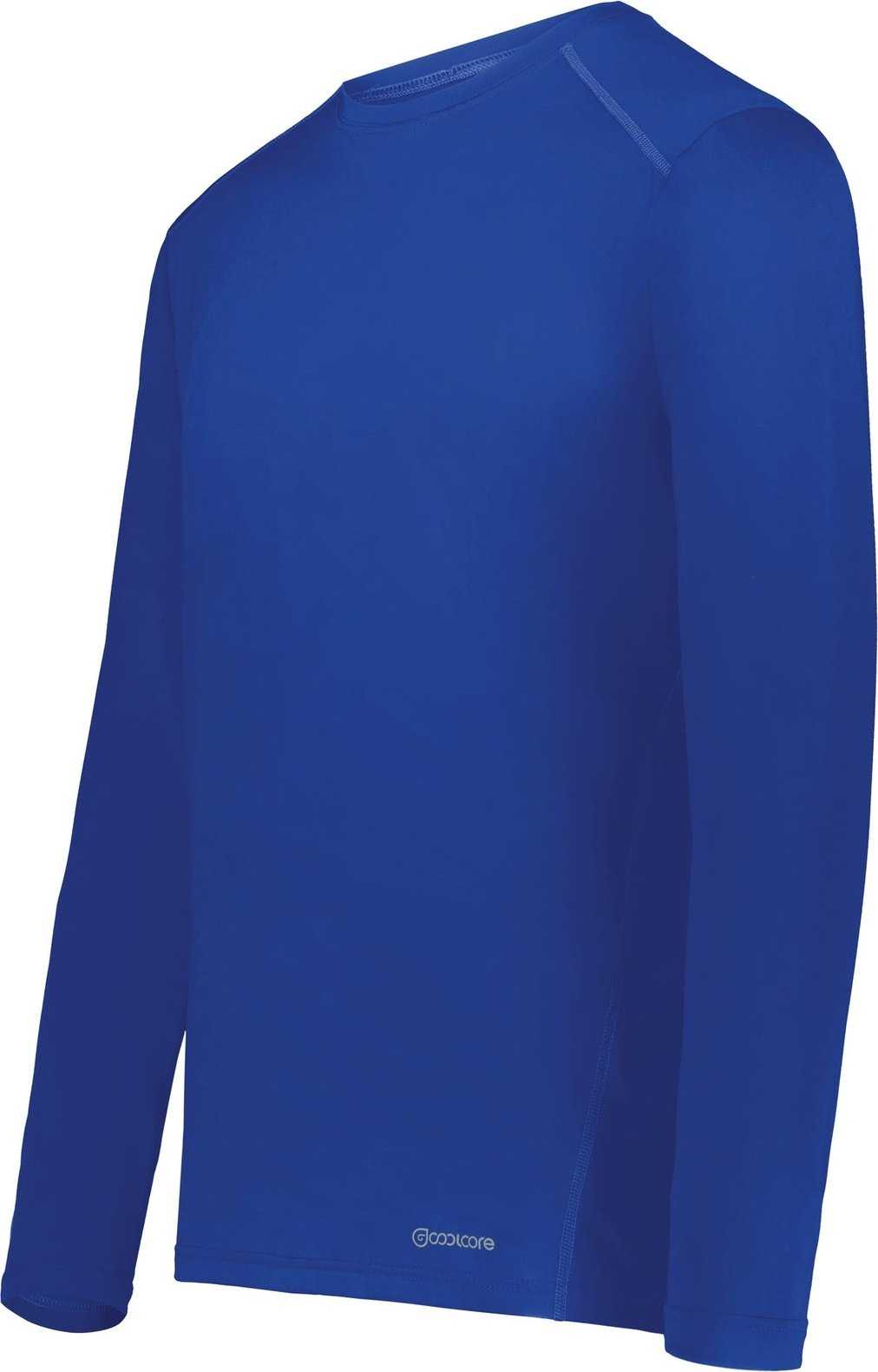 Holloway 222138 Coolcore Essential Long Sleeve Tee - Royal - HIT a Double