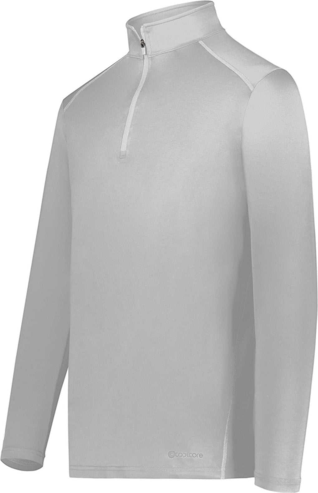 Holloway 222140 Coolcore 1/4 Zip Pullover - Athletic Grey - HIT a Double