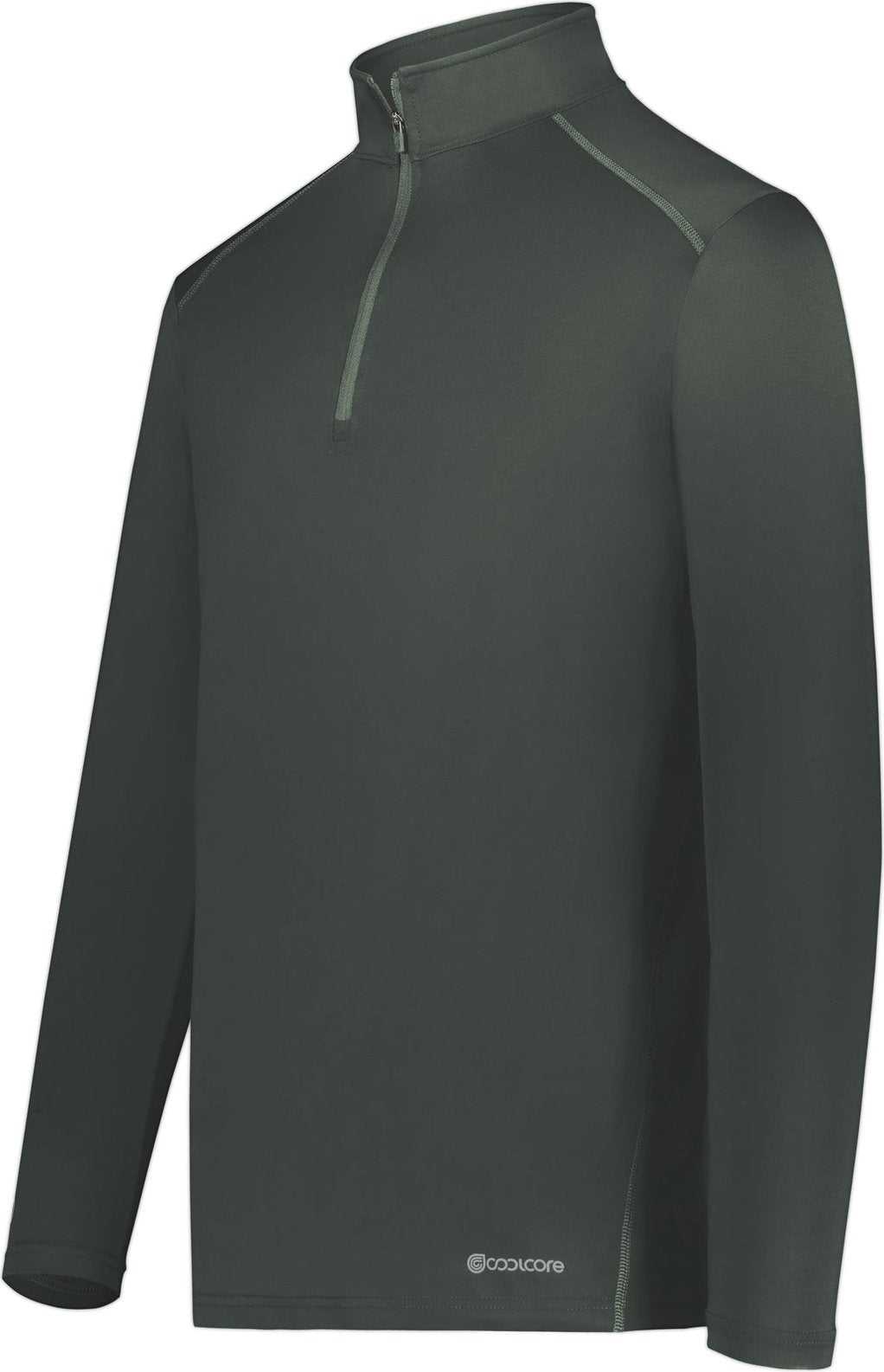 Holloway 222140 Coolcore 1/4 Zip Pullover - Iron - HIT a Double