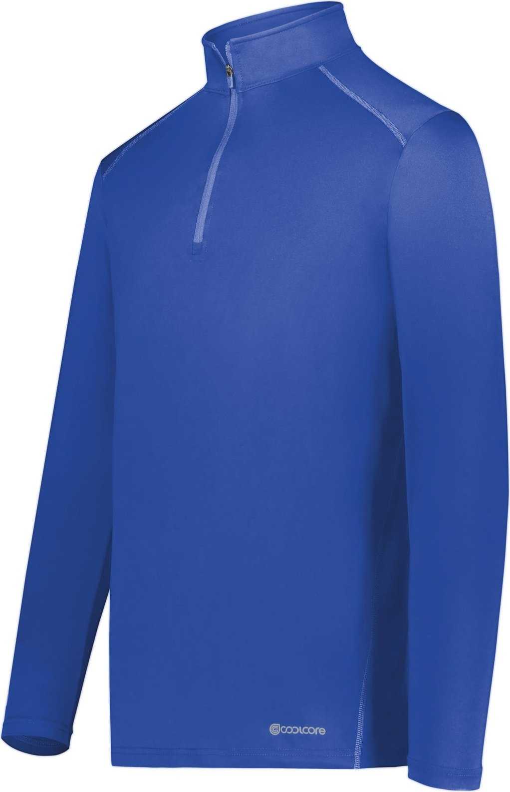 Holloway 222140 Coolcore 1/4 Zip Pullover - Royal - HIT a Double