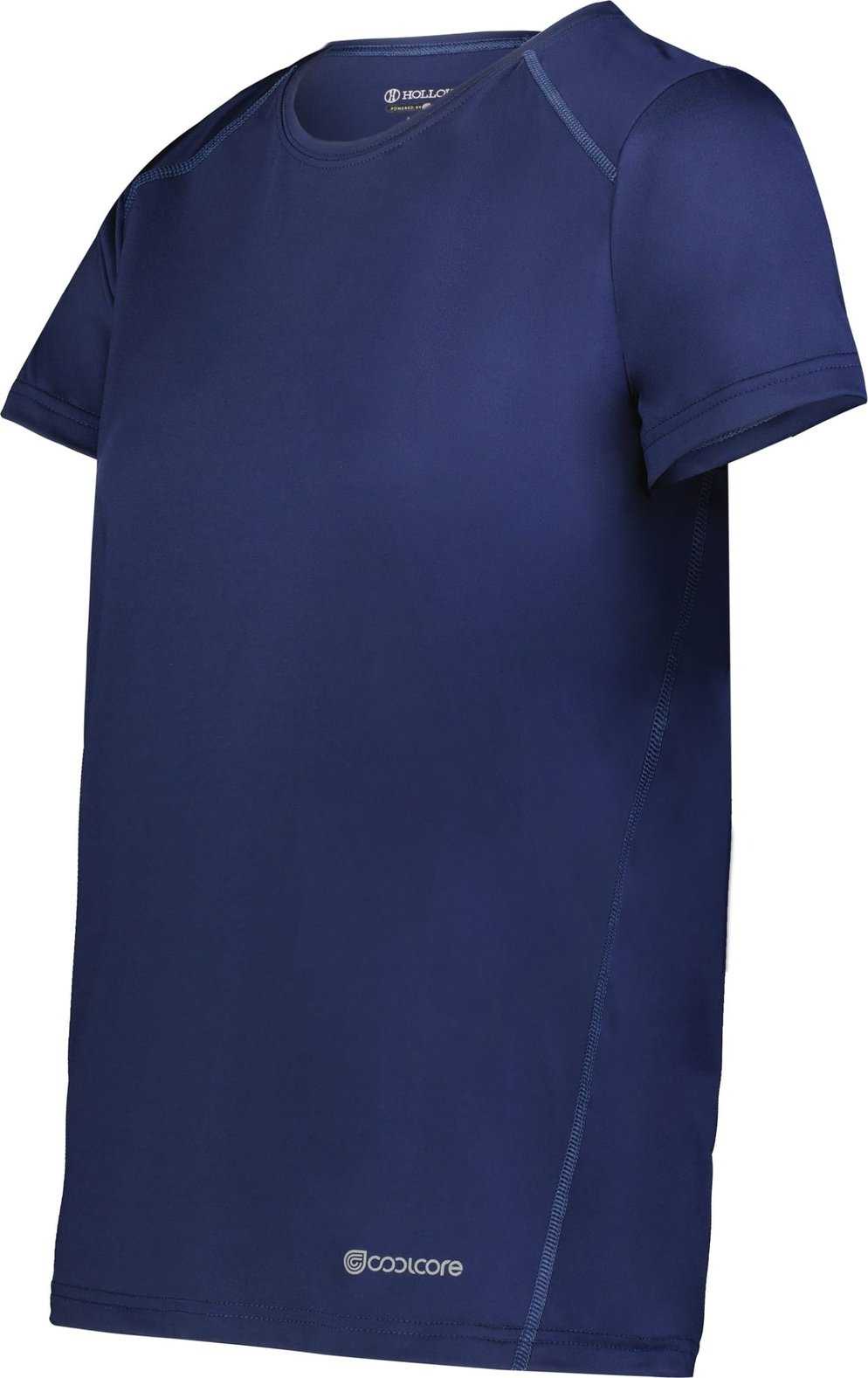 Holloway 222336 Ladies Coolcore Essential Tee - Navy - HIT a Double