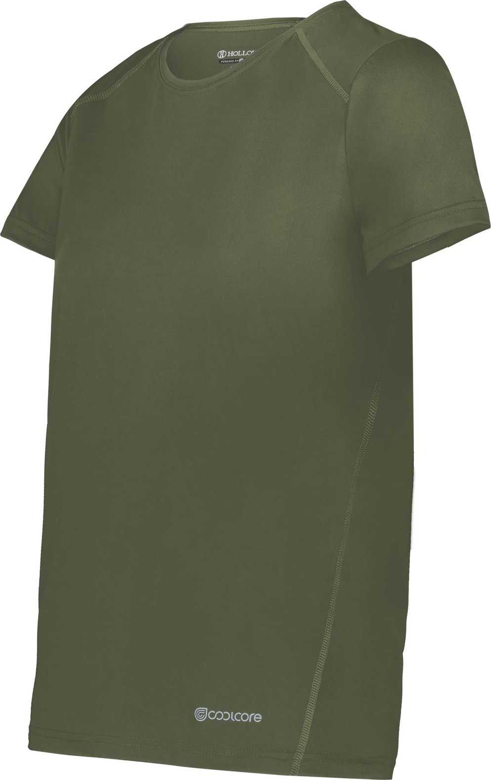 Holloway 222336 Ladies Coolcore Essential Tee - Olive - HIT a Double