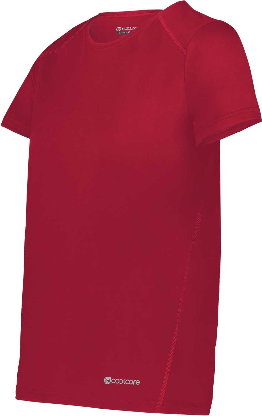 Holloway 222336 Ladies Coolcore Essential Tee - Scarlet - HIT a Double