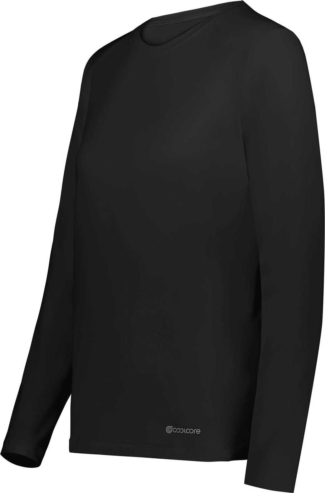Holloway 222338 Ladies Coolcore Essential Long Sleeve Tee - Black - HIT a Double