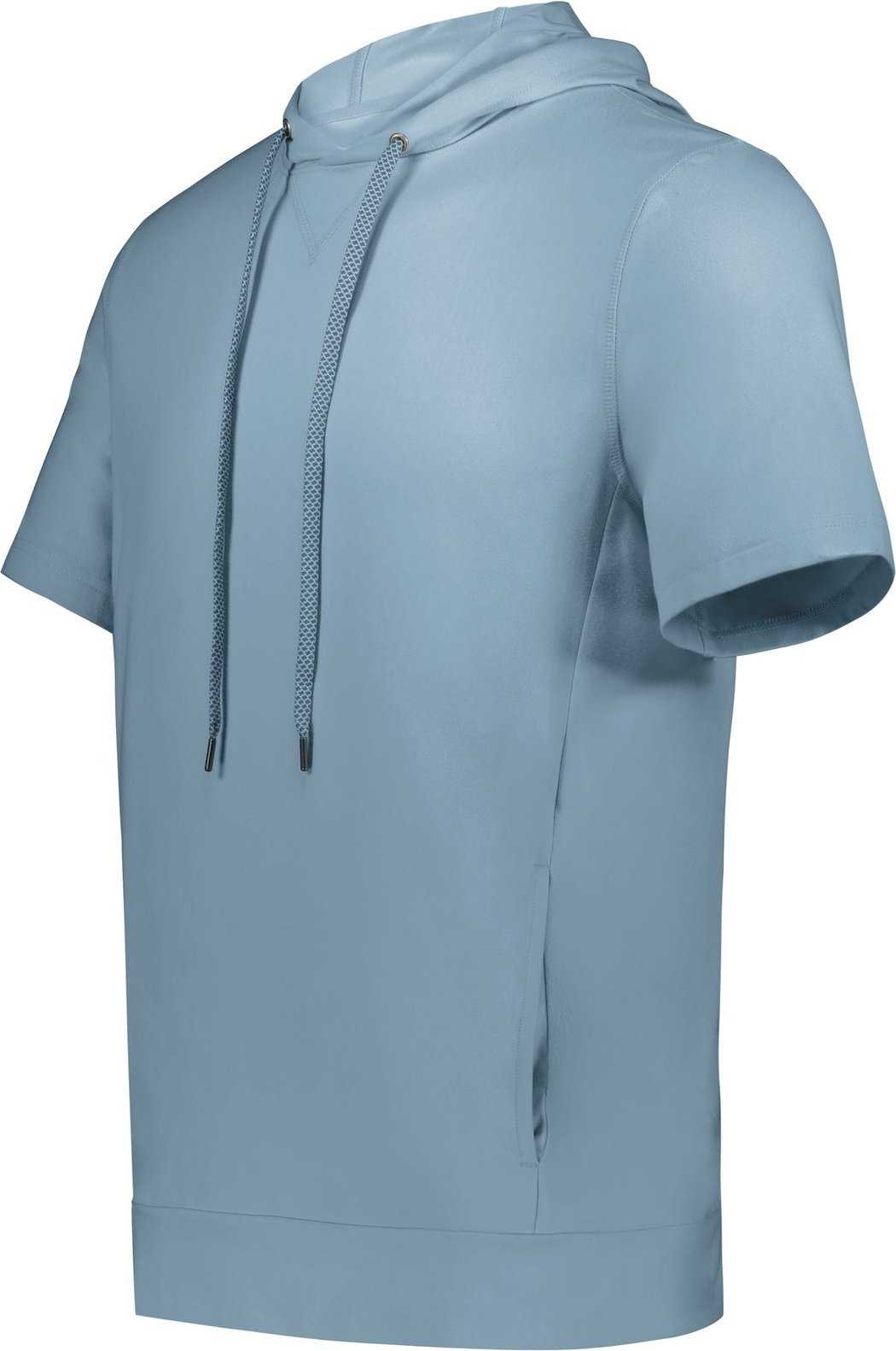 Holloway 222505 Ventura Soft Knit Short Sleeve Hoodie - Storm - HIT a Double