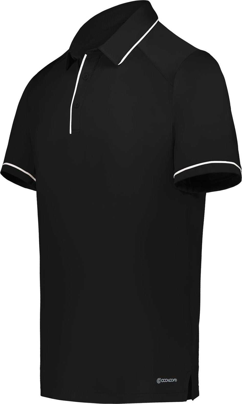 Holloway 222518 Coolcore Performance Polo - Black White - HIT a Double