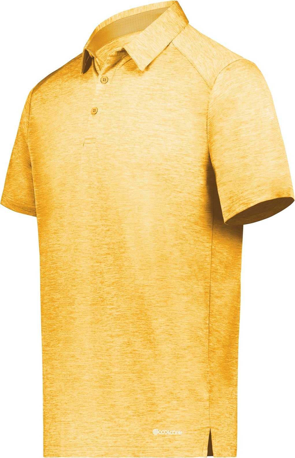 Holloway 222572 Electrify Coolcore Polo - Gold Heather - HIT a Double