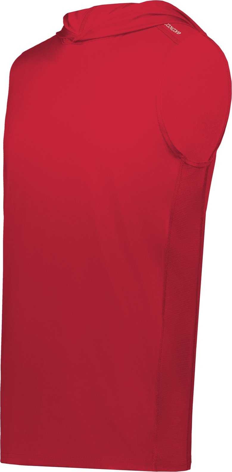 Holloway 222590 Coolcore Sleeveless Hoodie - Scarlet - HIT a Double