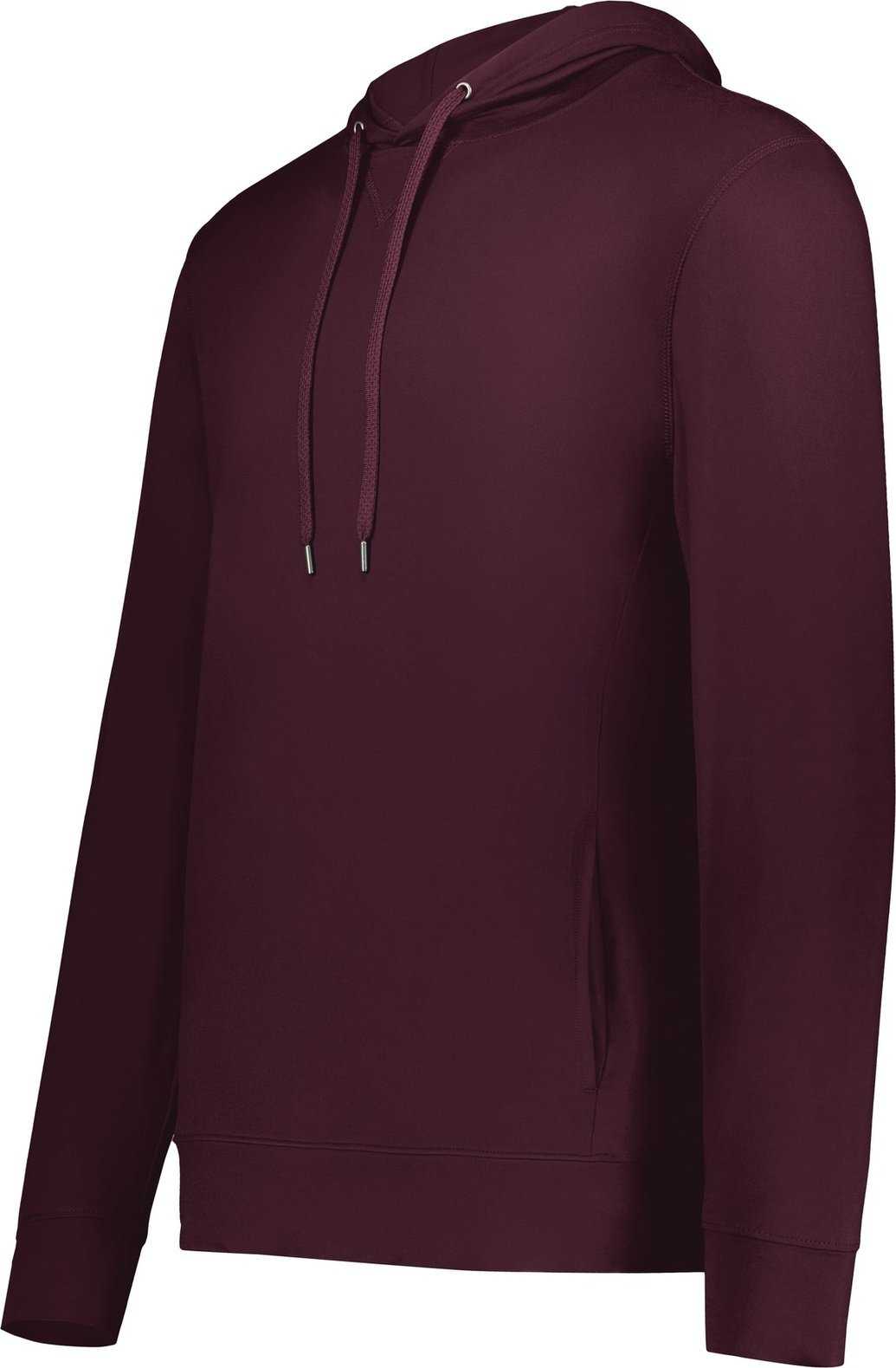 Holloway 222598 Ventura Soft Knit Hoodie - Maroon - HIT a Double