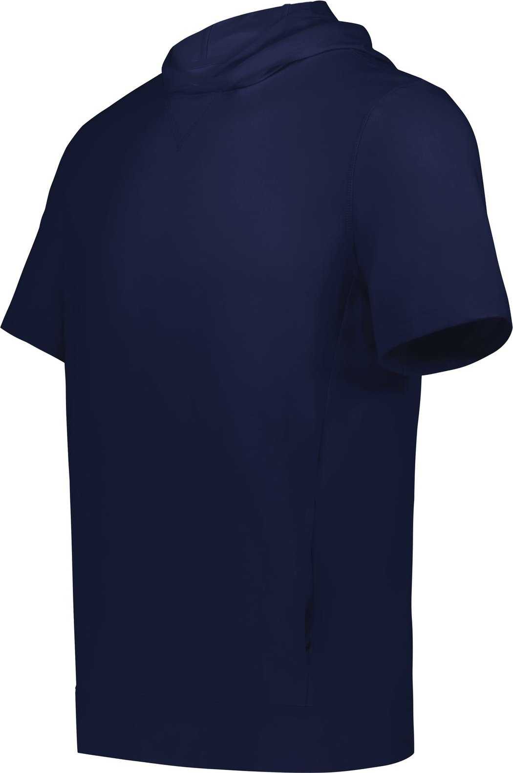 Holloway 222605 Youth Ventura Soft Knit Short Sleeve Hoodie - Navy - HIT a Double