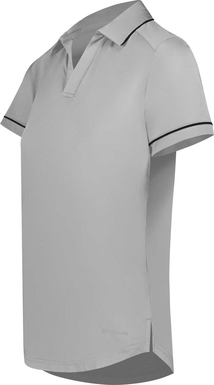 Holloway 222701 Ladies Coolcore Performance Polo - Athletic Grey Black - HIT a Double