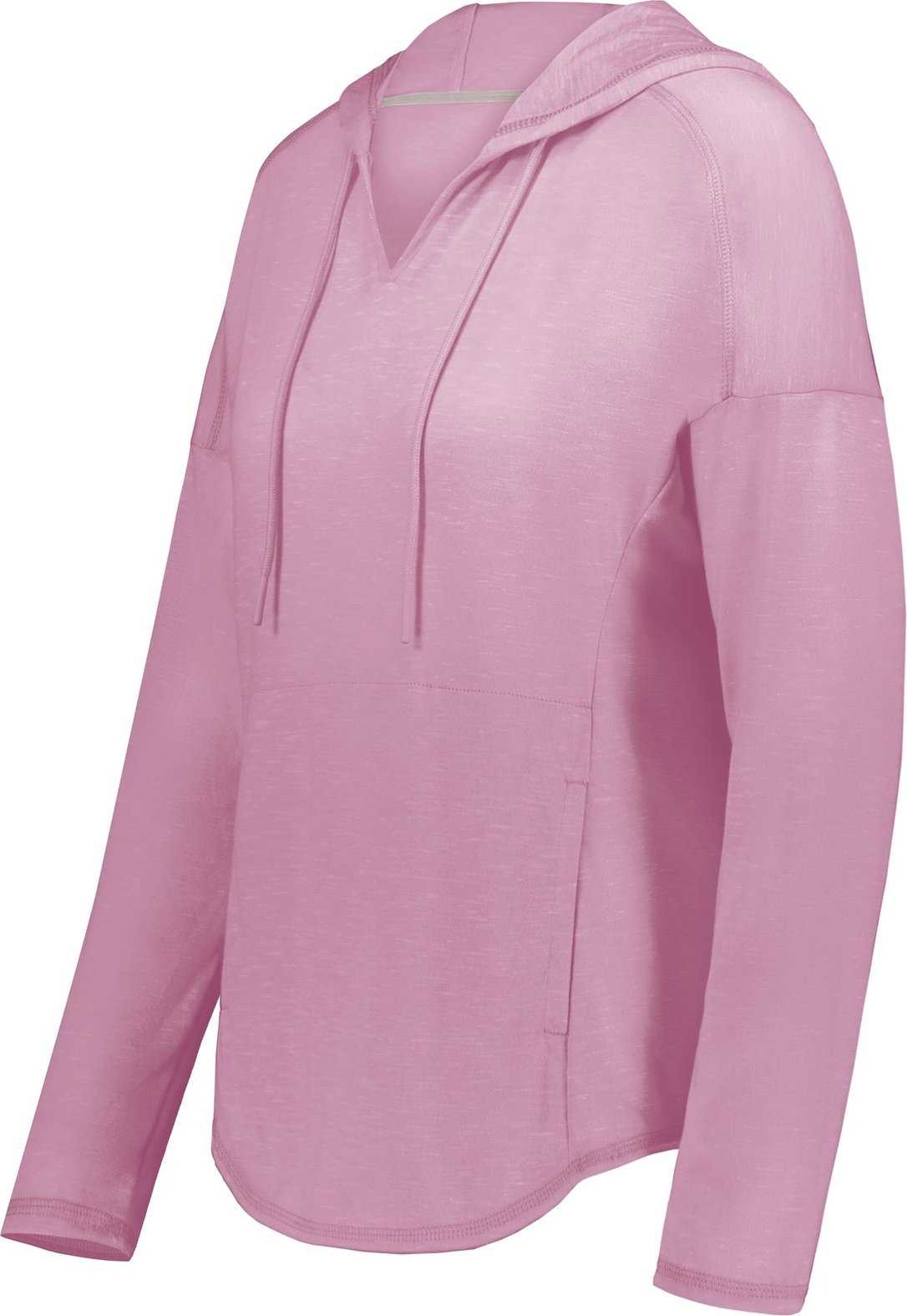 Holloway 222845 Ladies Monterey Hoodie - Dusty Rose Heather - HIT a Double