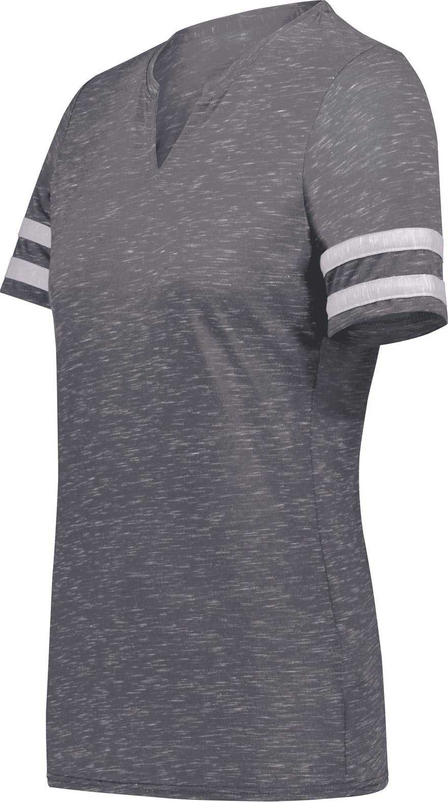Holloway 223245 Ladies Monterey Tee - Carbon Heather Athletic Heather - HIT a Double