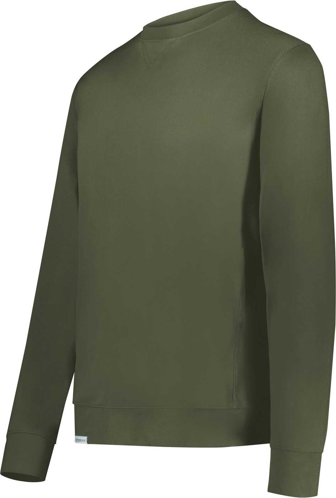 Holloway 223503 Ventura Soft Knit Crew - Olive - HIT a Double