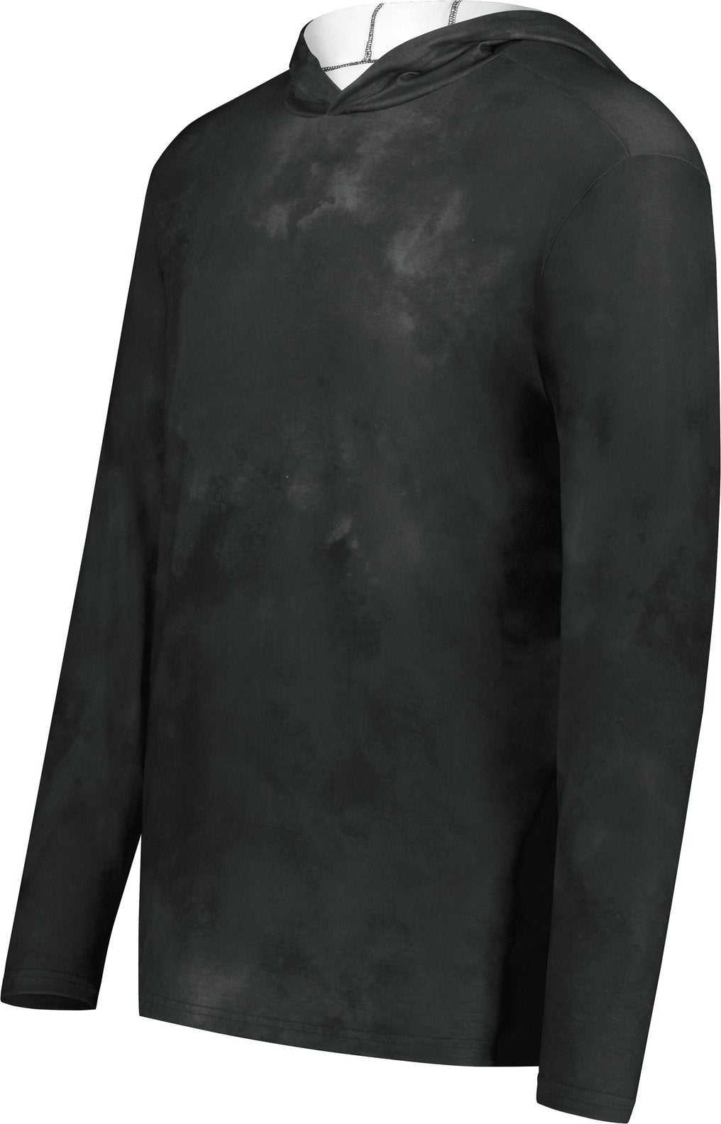 Holloway 223505 Stock Cotton Touch Poly Hoodie - Black Cloud Print - HIT a Double