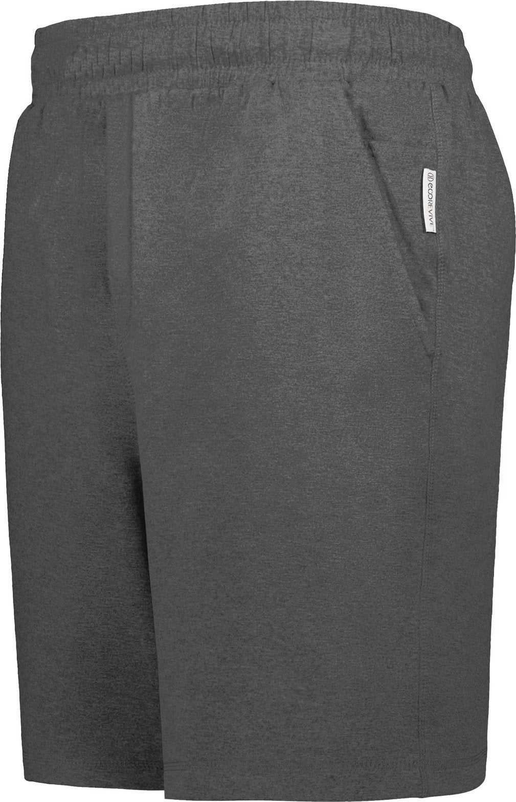 Holloway 223604 Youth Soft Knit Ventura Shorts - Carbon Heather - HIT a Double
