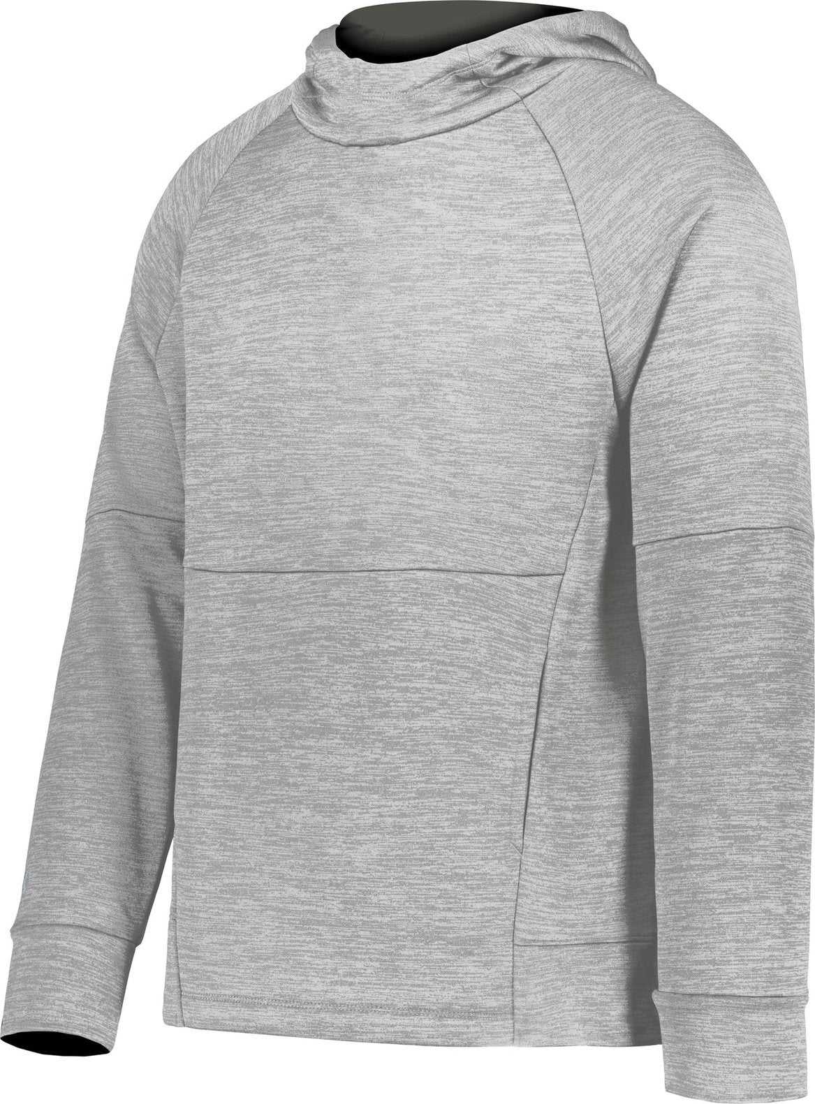 Holloway 223680 Youth All Pro Performance Fleece Hoodie - Athletic Grey Heather Iron - HIT a Double