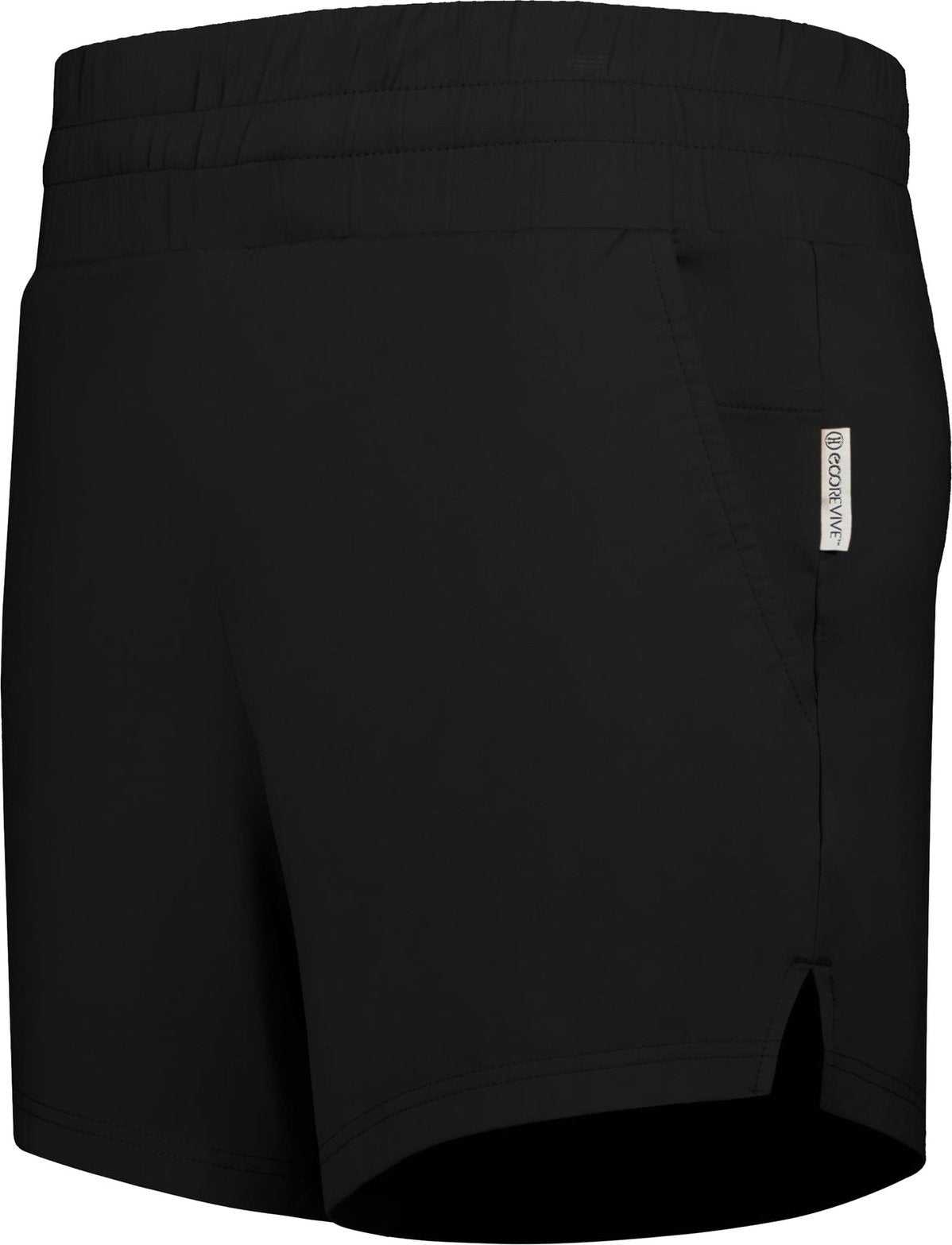 Holloway 223704 Ladies Ventura Soft Knit Shorts - Black - HIT a Double