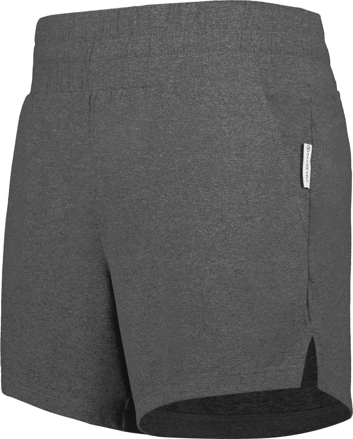 Holloway 223704 Ladies Ventura Soft Knit Shorts - Carbon Heather - HIT a Double