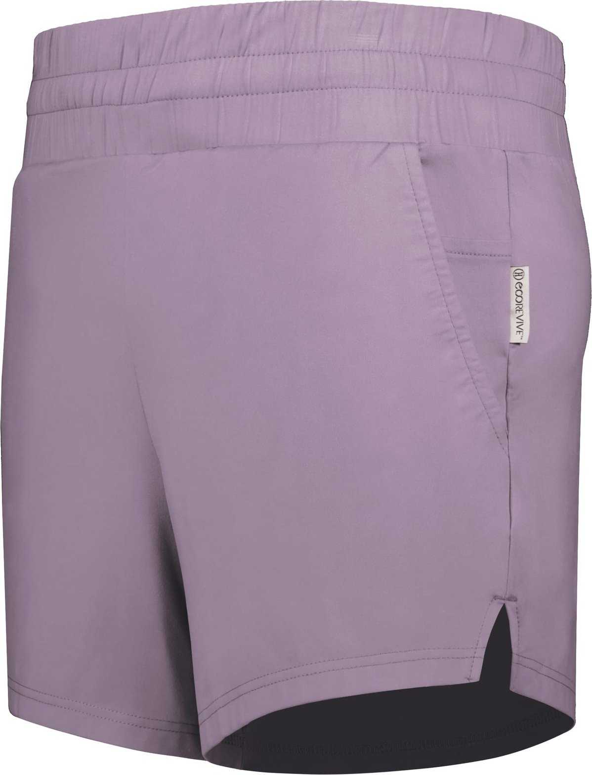 Holloway 223704 Ladies Ventura Soft Knit Shorts - Lavender - HIT a Double
