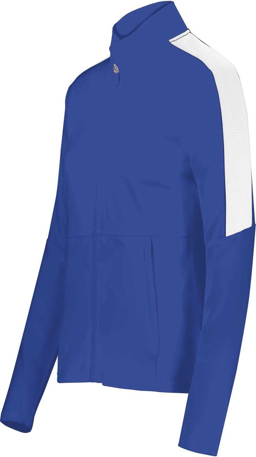 Holloway 223730 Ladies Crosstown Jacket - Royal White - HIT a Double