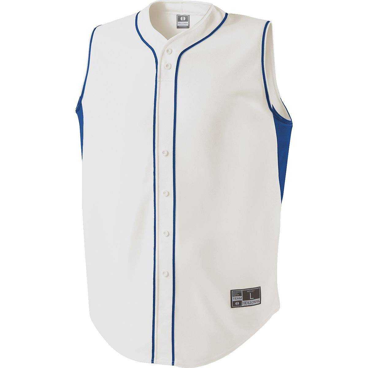 Holloway 221012 Fierce Jersey - White Royal - HIT a Double