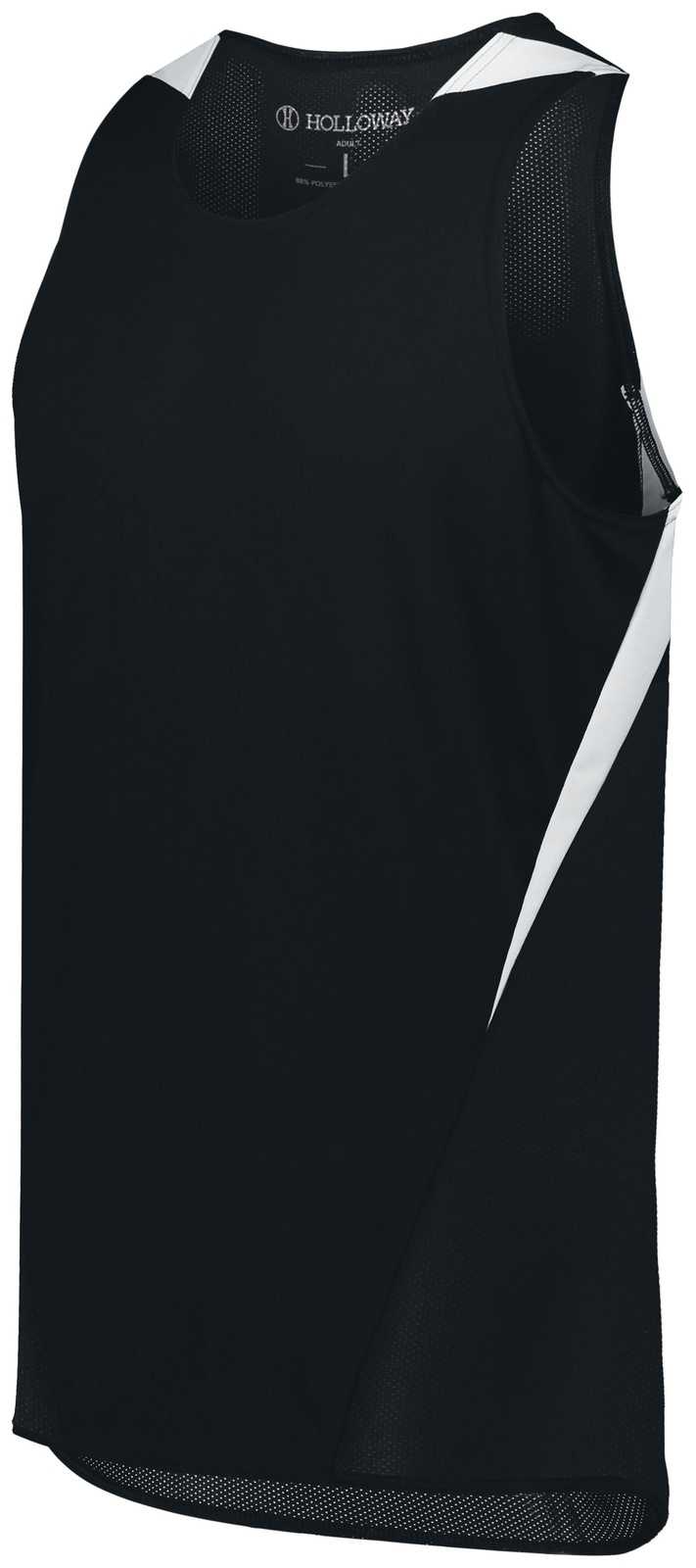 Holloway 221035 Pr Max Track Jersey - Black White - HIT a Double