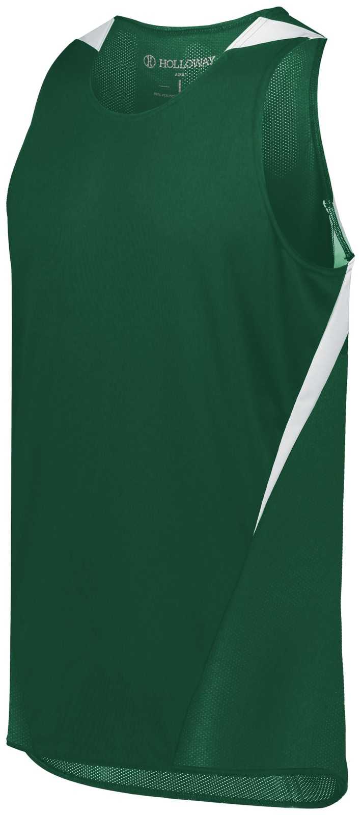 Holloway 221035 Pr Max Track Jersey - Dark Green White - HIT a Double