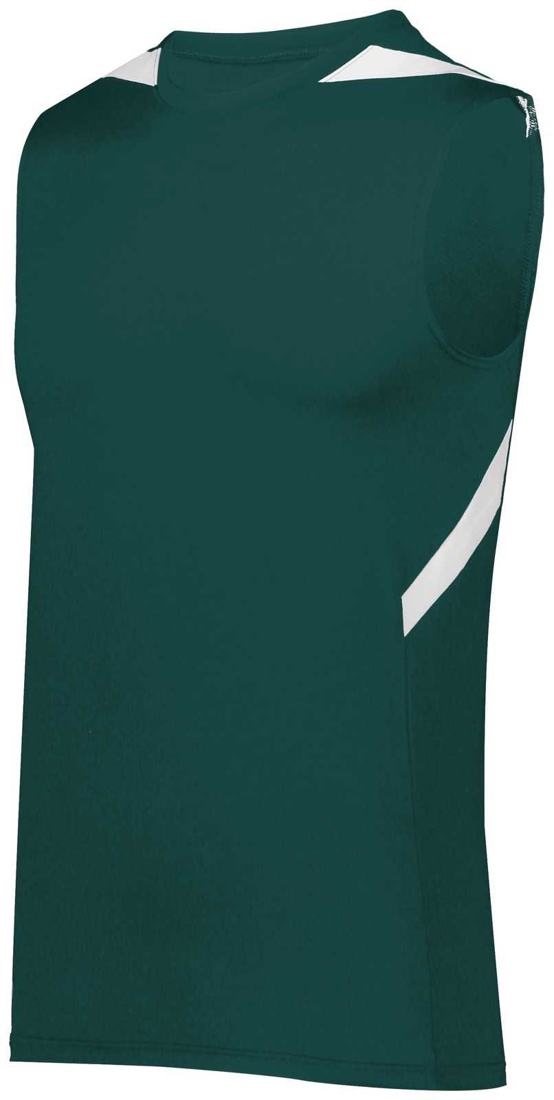 Holloway 221037 Pr Max Compression Jersey - Dark Green White - HIT a Double