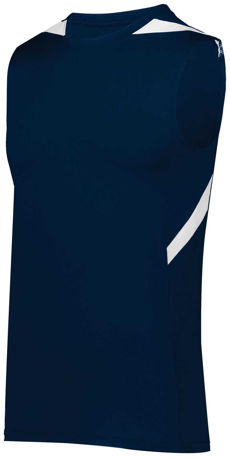 Holloway 221037 Pr Max Compression Jersey - Navy White - HIT a Double