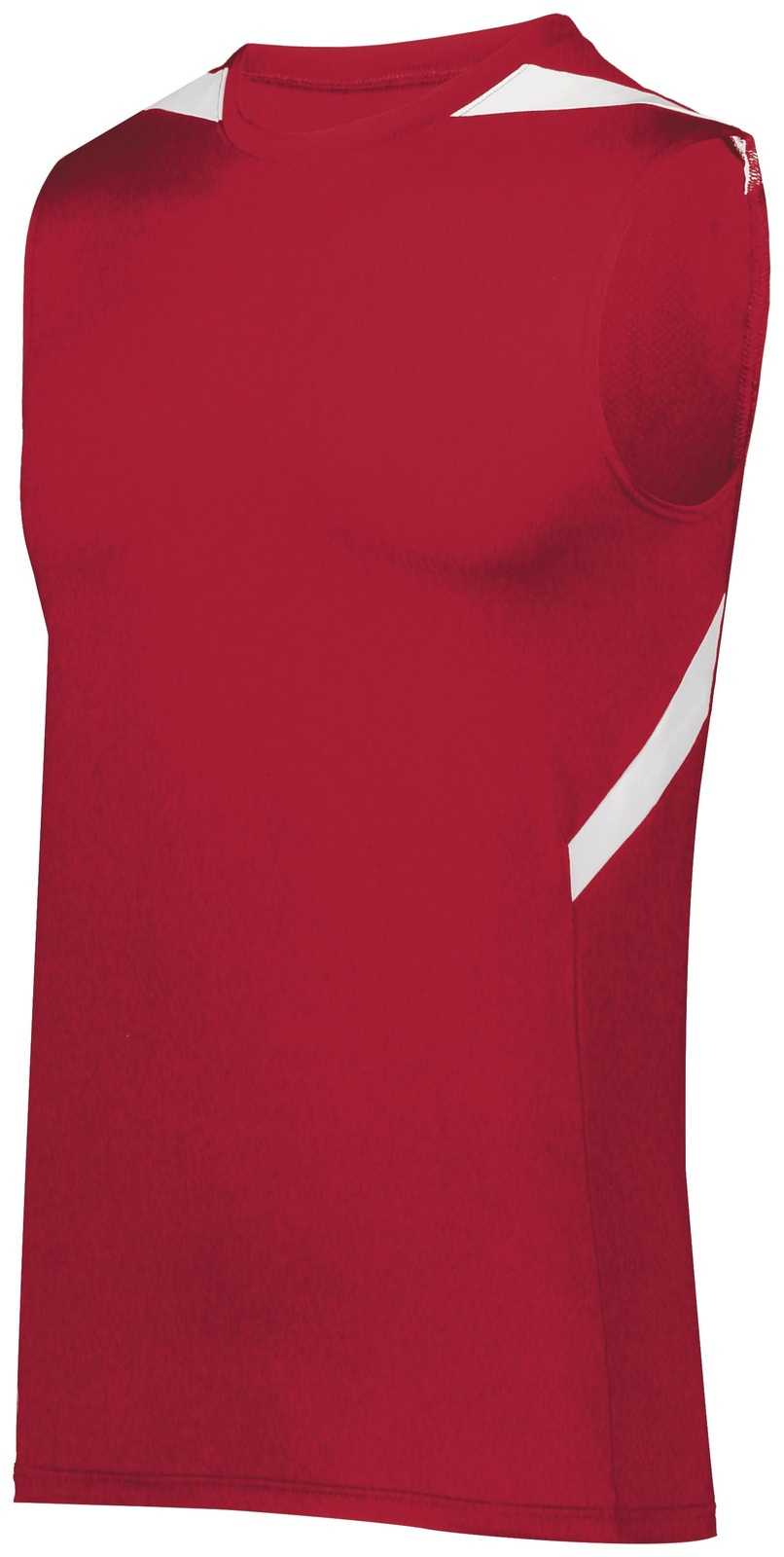 Holloway 221037 Pr Max Compression Jersey - Scarlet White - HIT a Double