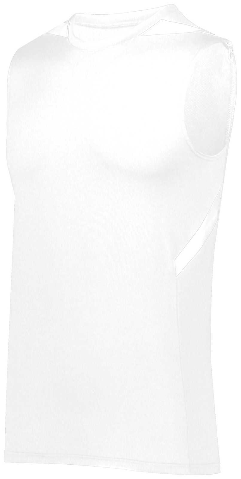 Holloway 221037 Pr Max Compression Jersey - White White - HIT a Double