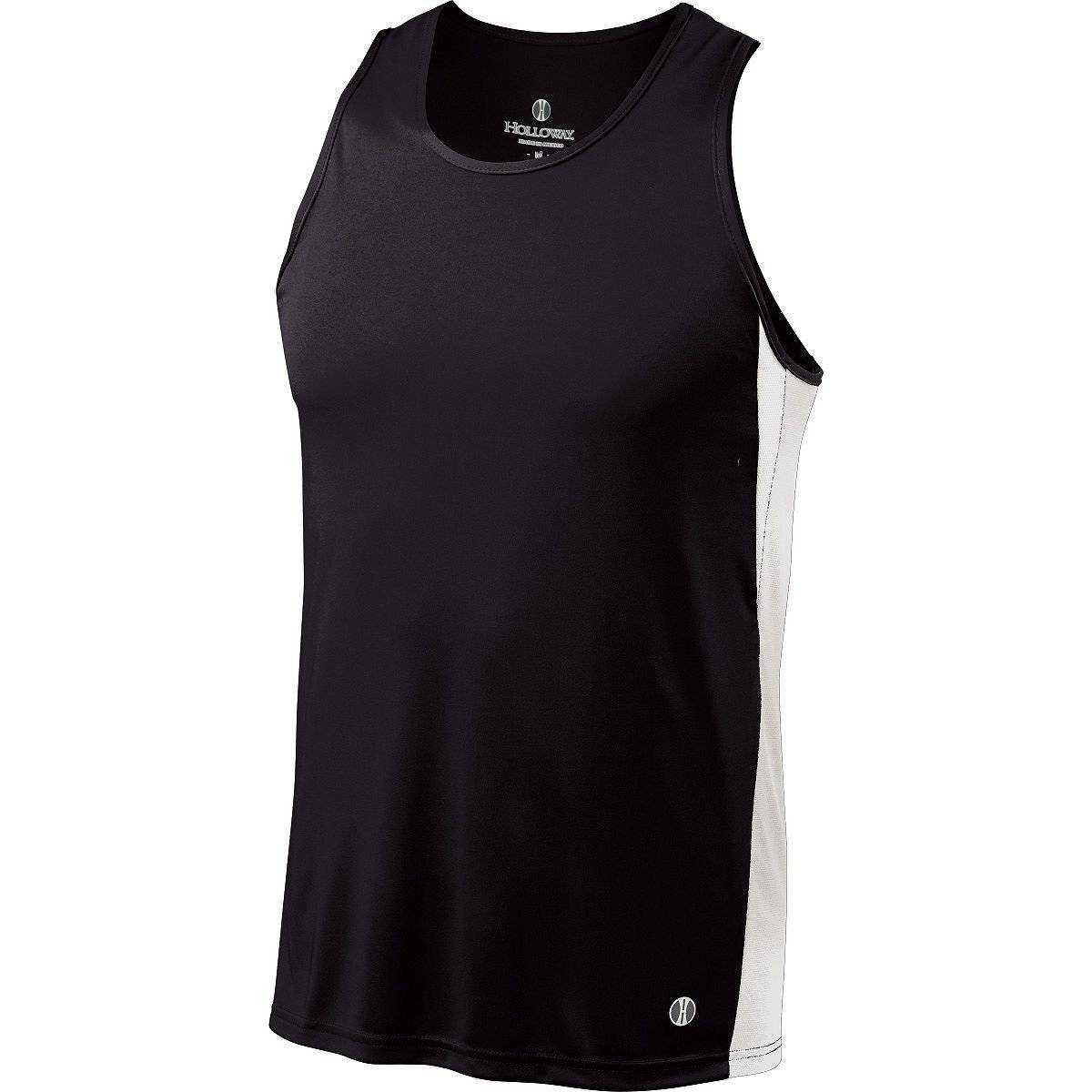 Holloway 221040 Vertical Singlet - Black White White - HIT a Double