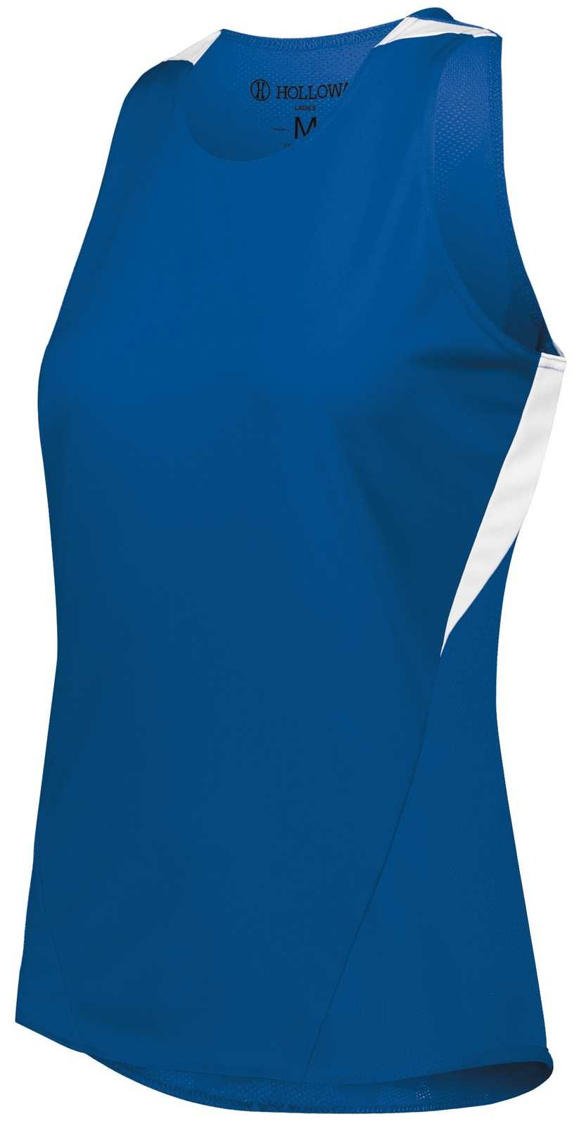 Holloway 221335 Ladies Pr Max Track Jersey - Royal White - HIT a Double