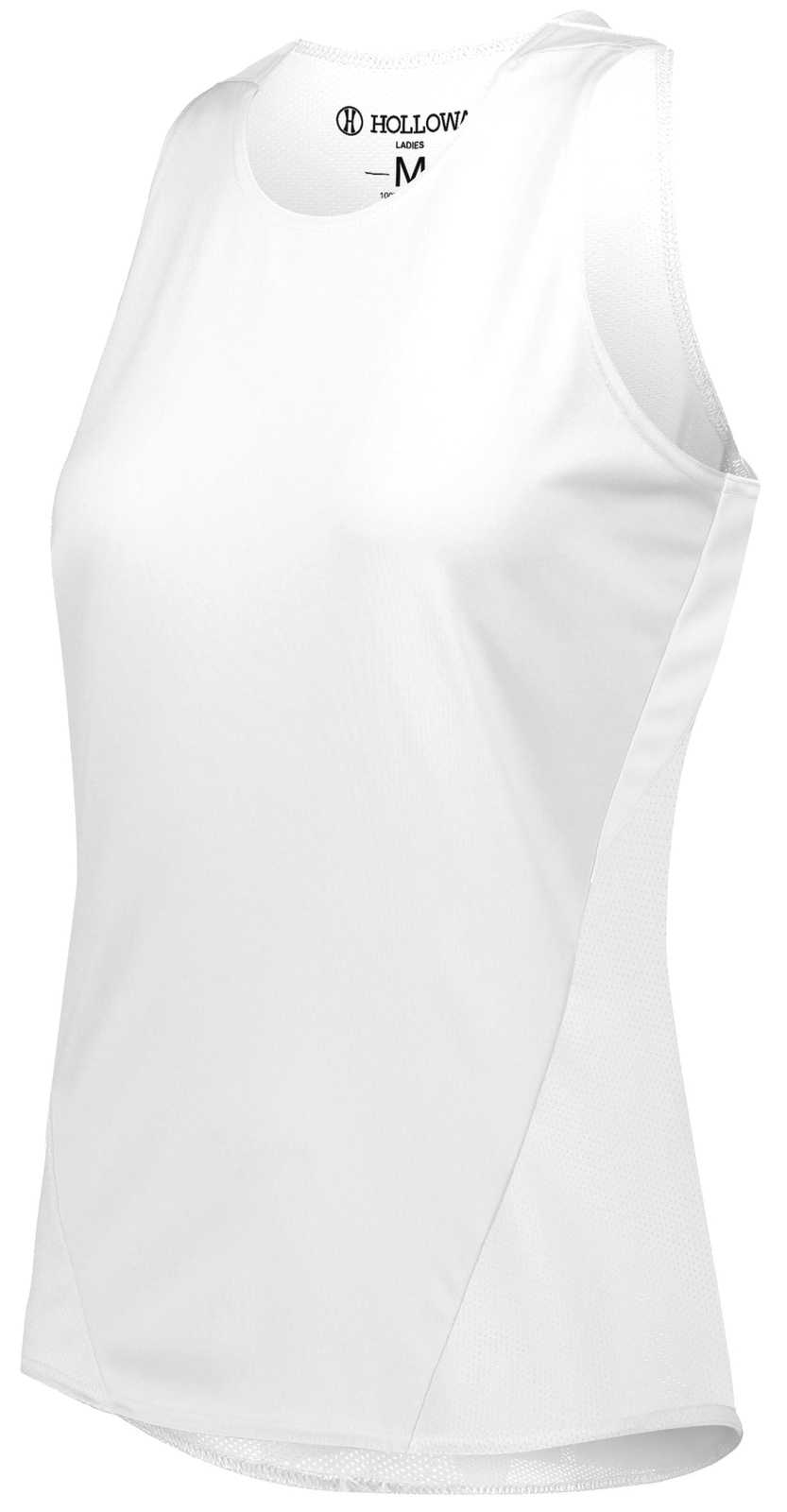 Holloway 221335 Ladies Pr Max Track Jersey - White White - HIT a Double