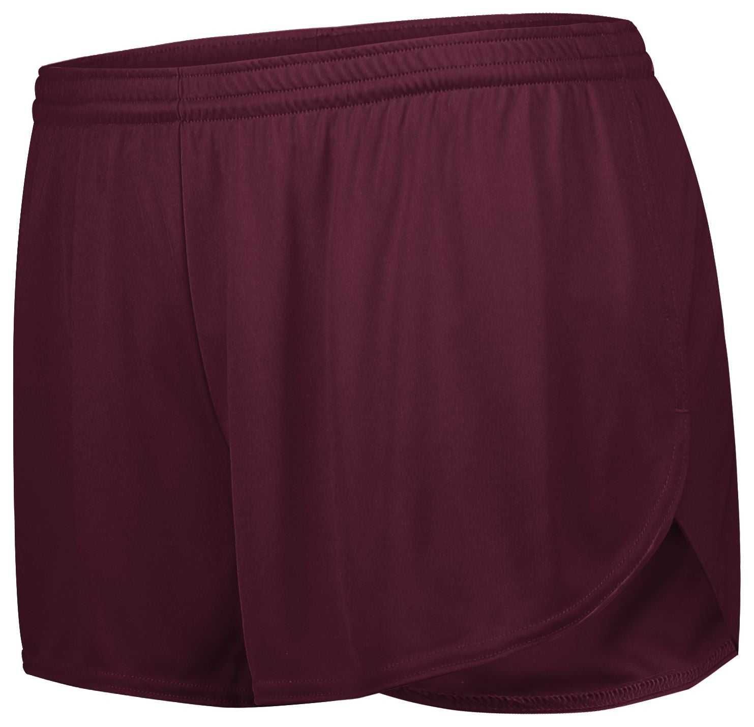 Holloway 221336 Ladies Pr Max Track Shorts - Maroon - HIT a Double