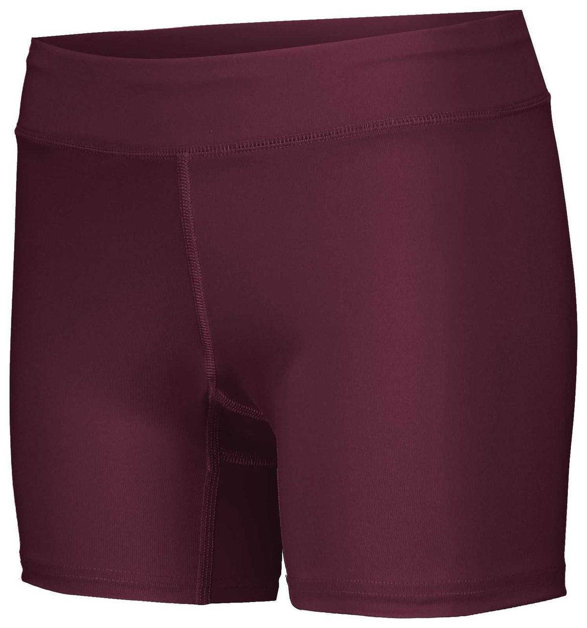 Holloway 221338 Ladies Pr Max Compression Shorts - Maroon - HIT a Double