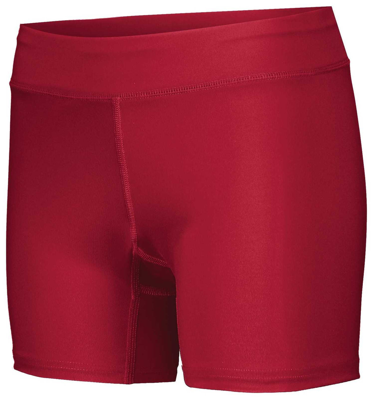 Holloway 221338 Ladies Pr Max Compression Shorts - Scarlet - HIT a Double