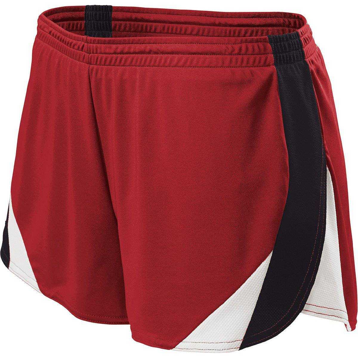 Holloway 221341 Ladies Approach Short - Scarlet Black White - HIT a Double
