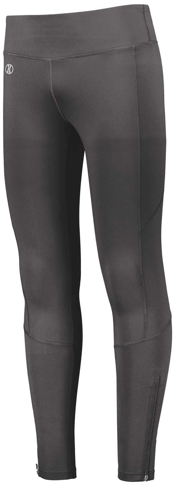 Holloway 221398 Ladies High Rise Tech Tight - Carbon - HIT a Double