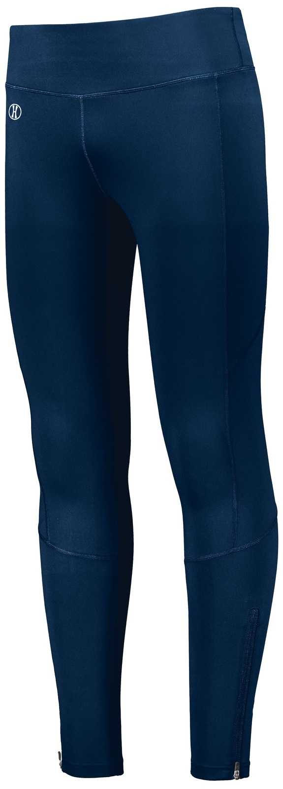Holloway 221398 Ladies High Rise Tech Tight - Navy - HIT a Double