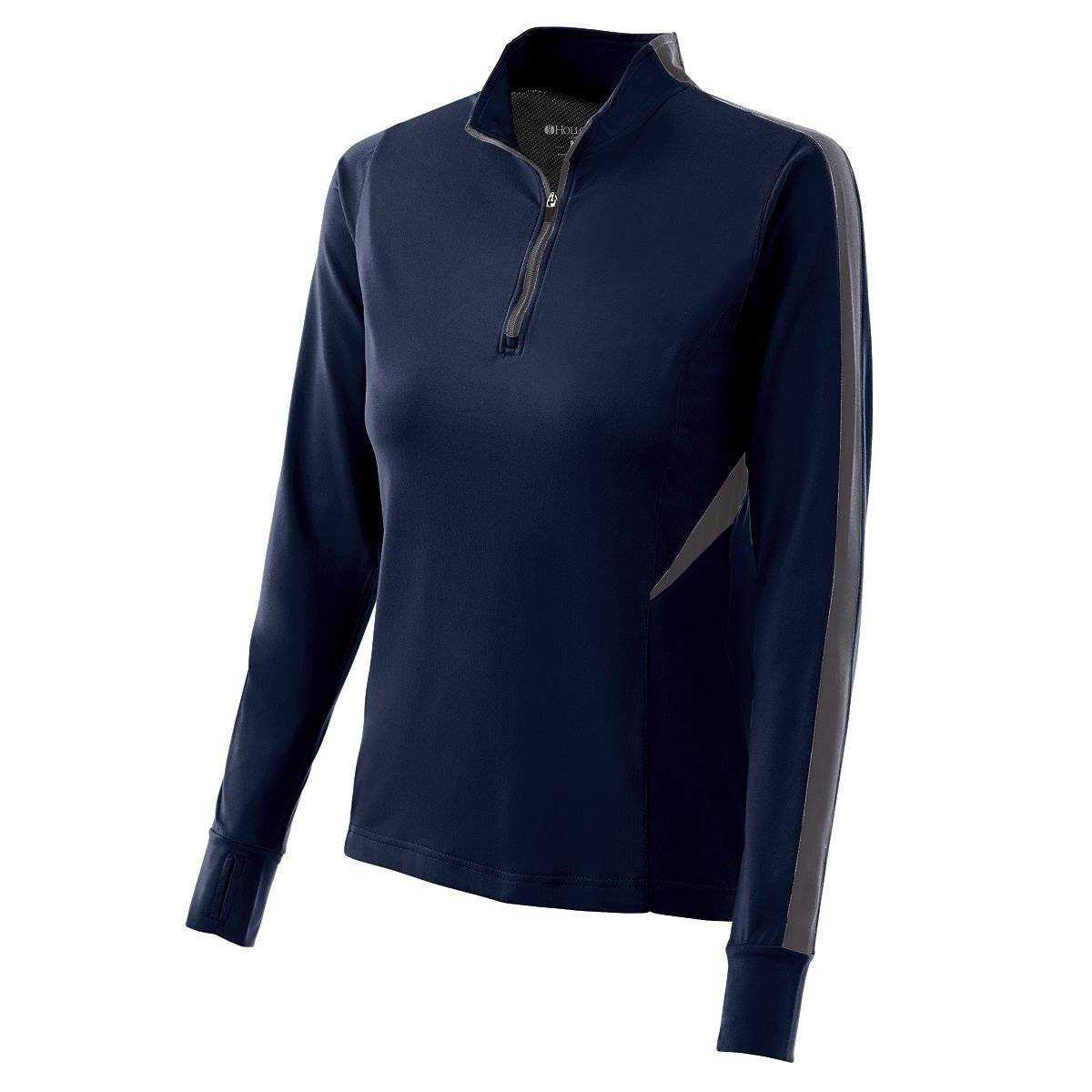 Holloway 222315 Ladies Torsion Training Top - Navy Graphite - HIT a Double
