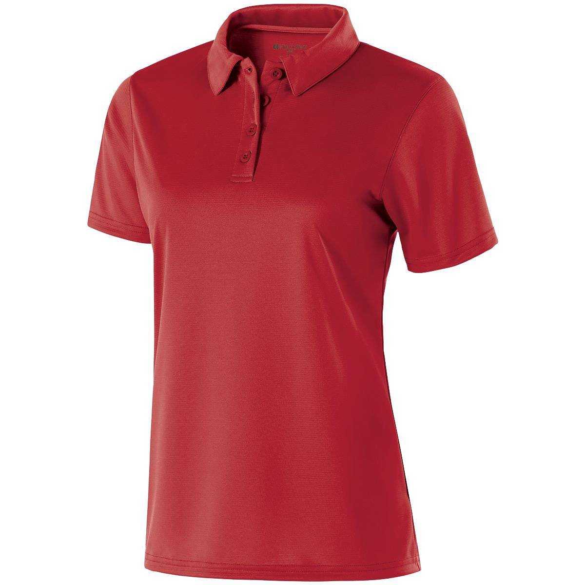 Holloway 222319 Ladies Shift Polo - Scarlet - HIT a Double