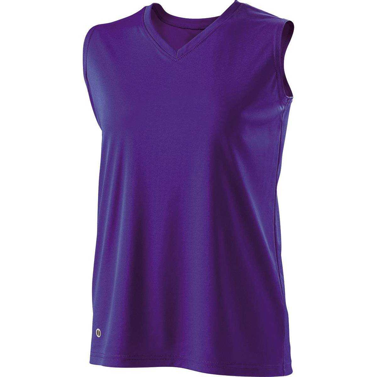 Holloway 222353 Ladies Flex Shirt - Purple - HIT a Double