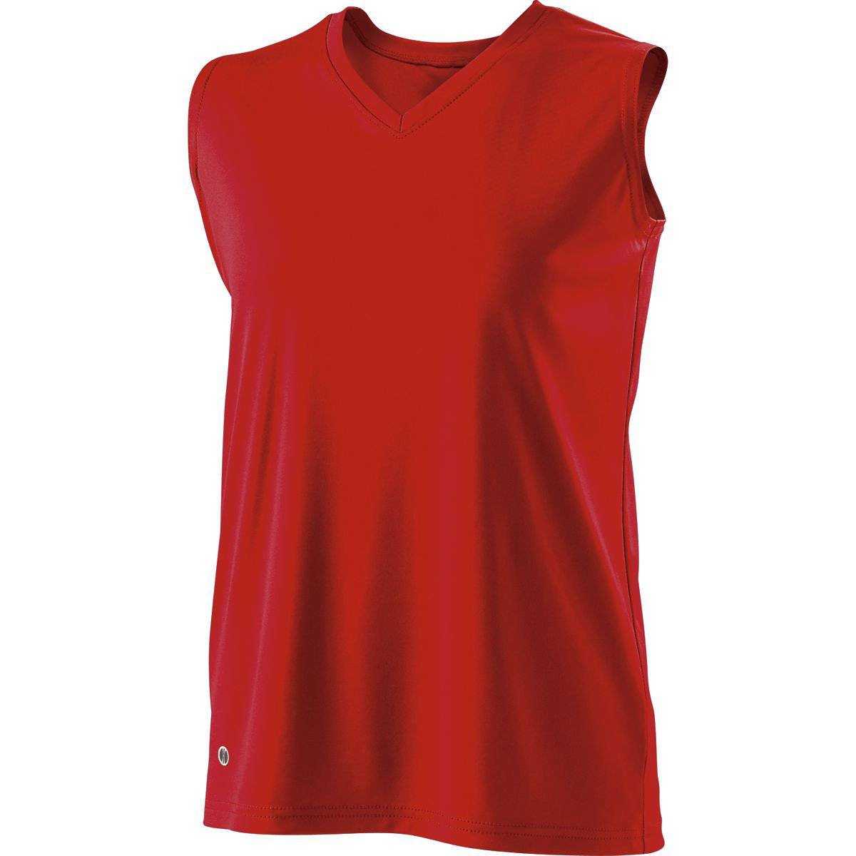 Holloway 222353 Ladies Flex Shirt - Scarlet - HIT a Double
