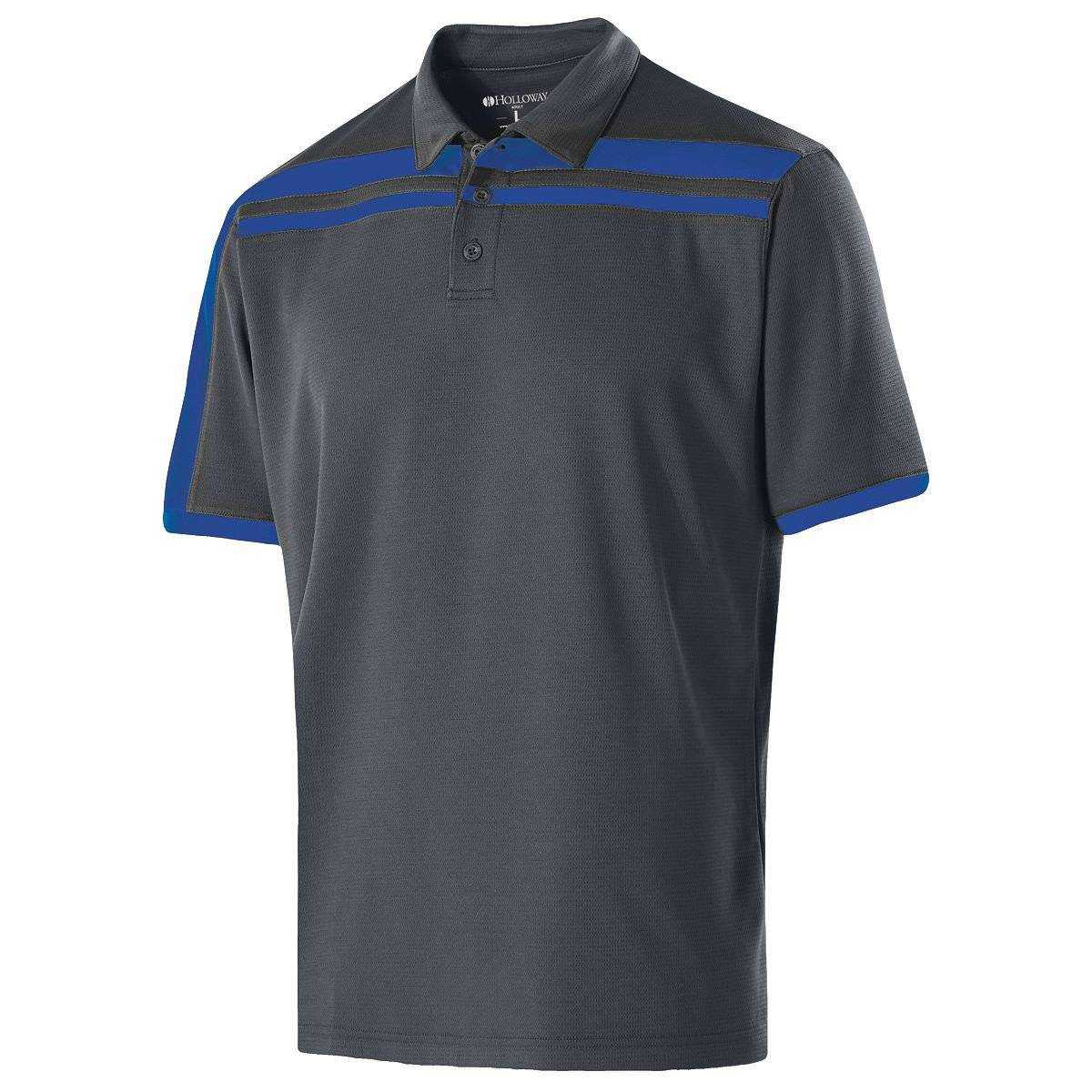 Holloway 222487 Charge Polo - Carbon Royal - HIT a Double