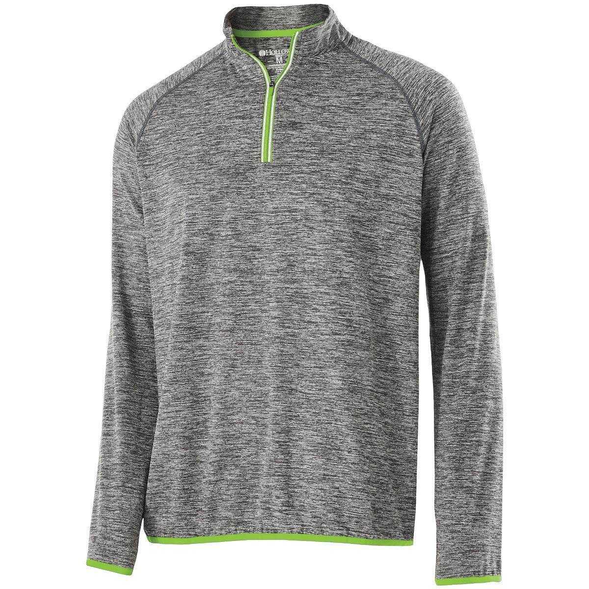 Holloway 222500 Force Training Top - Carbon Heather Lime - HIT a Double